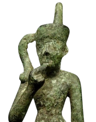 Harpokrates-Bronze, späte Periode, 664-332 v.u.Z.