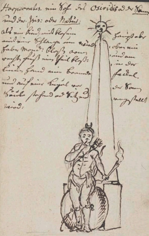 Auszug aus einem Manuskript von Br. Samuel Mund mit Harpokrates