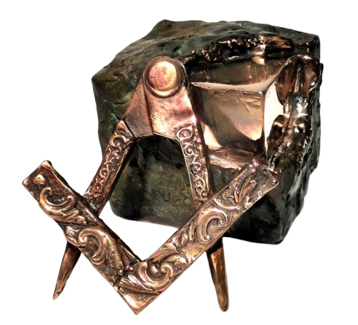Bronze Rauer Stein von Jens Rusch