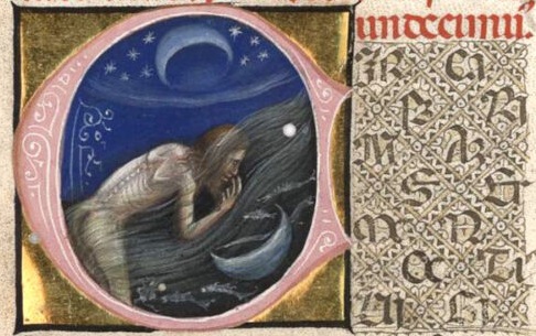 Illustration aus einer Metamorphosen-Handschrift, 1345
